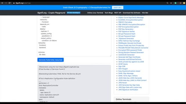 convert docker compose to kubernetes resource смотреть онлайн