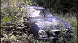 Брошенные машины из 90 х в лесу