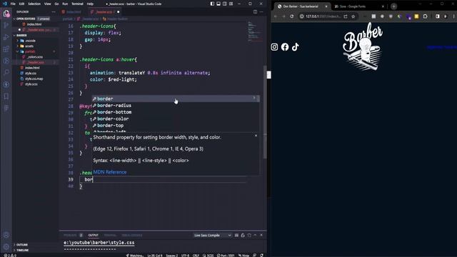 Criando landing page completa do ZERO - part 01 (HTML, CSS, SASS) смотреть онлайн