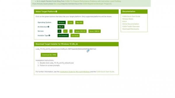Как установить CUDA \How to install CUDA
