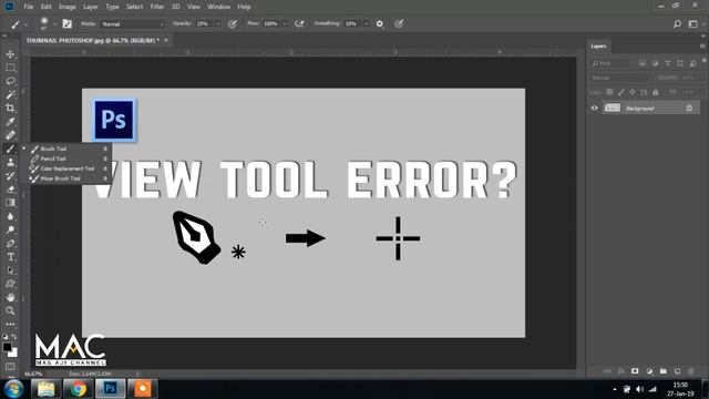 Cara Mengatasi Tampilan Tool Yang Eror Pada Photoshop смотреть онлайн