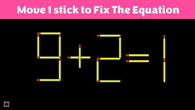 Matchstick Puzzle - Move Stick To Fix The Equation #matchstickpuzzle #simplylogical смотреть онлайн