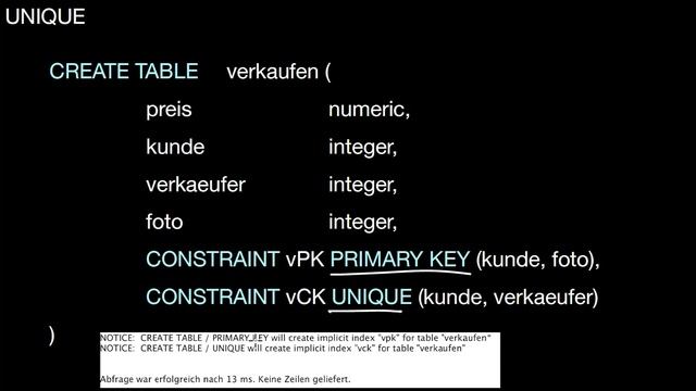 13.49 PRIMARY KEY, UNIQUE, FOREIGN KEY, REFERENCES, CONSTRAINT смотреть онлайн