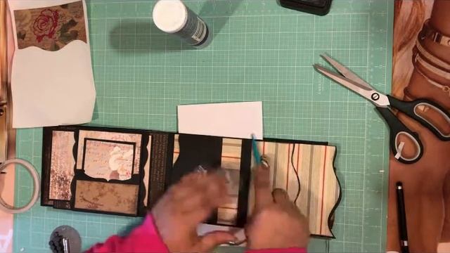 7 1/4 x 5 1/4 Mini Album Haberdashery by Paper Studio Part 6.5 Missing Page Footage смотреть онлайн