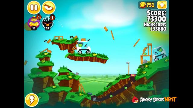 Angry Birds Seasons The Pig Days 6-8 Golfer Day 3-Star Walkthrough смотреть онлайн