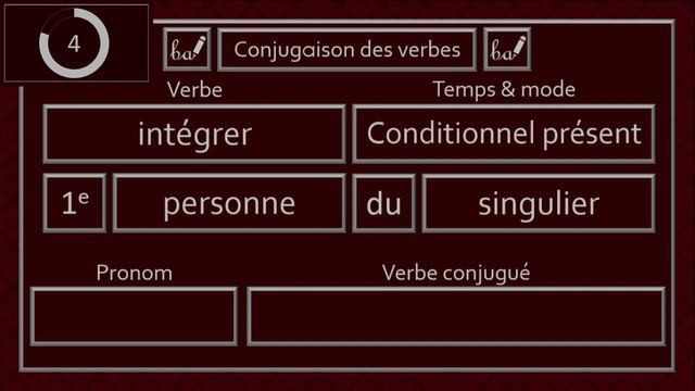 Activité pratique - Conjugaison des verbes - Verbes en É?ER (Niveau 1) смотреть онлайн