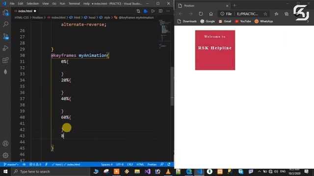 @Keyframes Animations CSS in Telugu || RSK Helpline смотреть онлайн