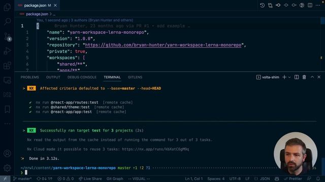 Add Nx to a Lerna & Yarn workspaces monorepo смотреть онлайн