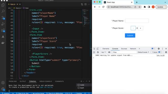 How to Add Custom Controls with Validation inside Ant Design Form using ReactJS | Antd Form Tutoria смотреть онлайн