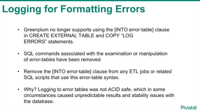 Greenplum 4.3 to 5.0 Migration Guide смотреть онлайн