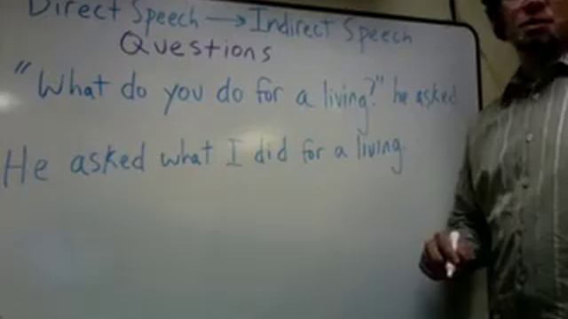 Questions in Indirect Speech смотреть онлайн