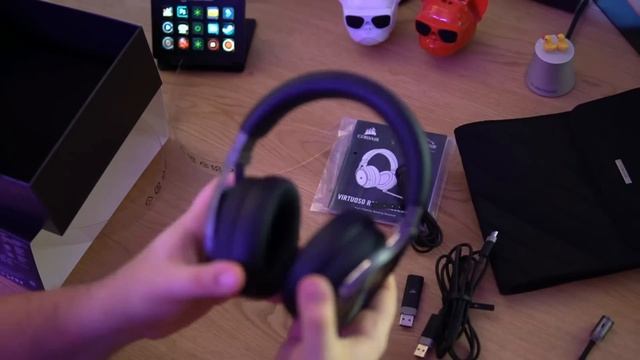 ПЕРВЫЙ ОБЗОР НА РУССКОМ - CORSAIR VIRTUOSO RGB WIRELESS SE смотреть онлайн