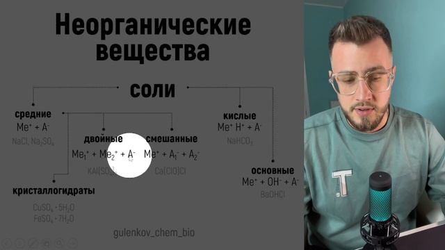 ЕГЭ ХИМИЯ Классификация веществ смотреть онлайн