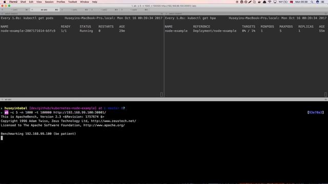 Kubernetes Horizontal Pod Autoscaler Demo смотреть онлайн