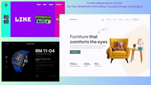UI Prototype Website|Portfolio|Blog Template Design Using Figma смотреть онлайн