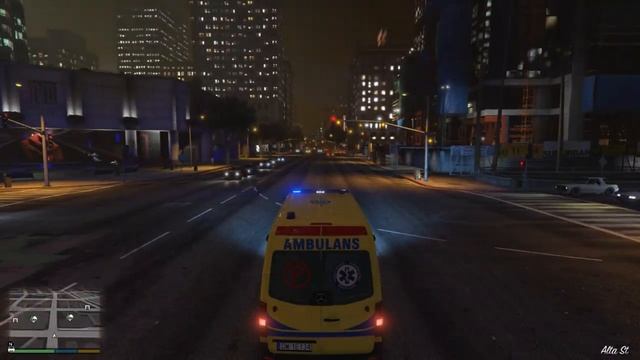 GTA V - Mercedes Sprinter 2017 Polish Ambulance|Przejazd alarmowy! 4K смотреть онлайн