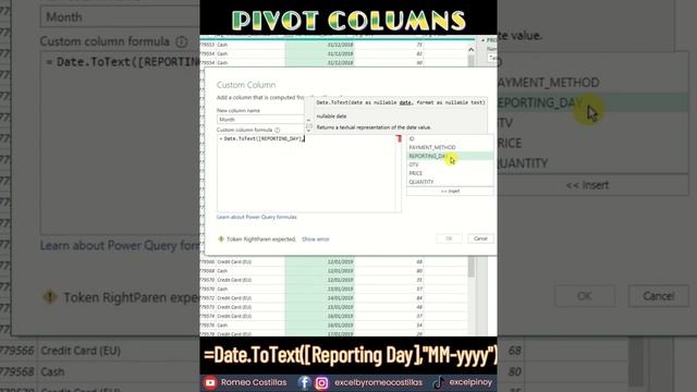 Excel Query: Pivot Columns (Group By) смотреть онлайн