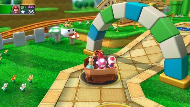 Mario Party 10 Mario Party #164 Toadette vs Toad vs Mario vs Rosalina Mushroom Park Master Difficul смотреть онлайн