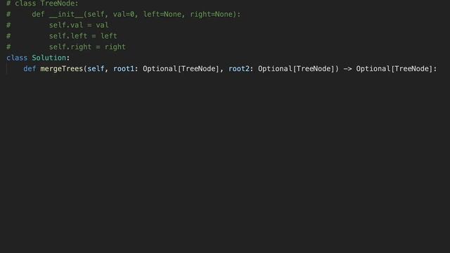 Merge Two Binary Trees - LeetCode #617 with python programming смотреть онлайн