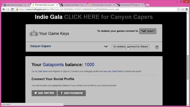 Бесплатно получим игру в steam Canyon Capers смотреть онлайн