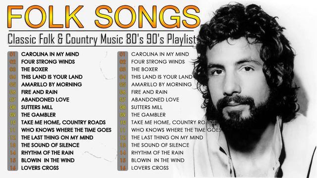 Best Country Folk Songs Of All Time 🎃 Folk Songs & Country Music Collection 🎃 Old Folk Songs