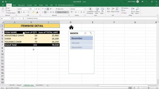 Creating a Fully Automatics Sales Report in Excel смотреть онлайн
