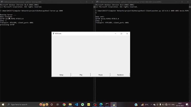 Video Streaming with RTSP and RTP смотреть онлайн