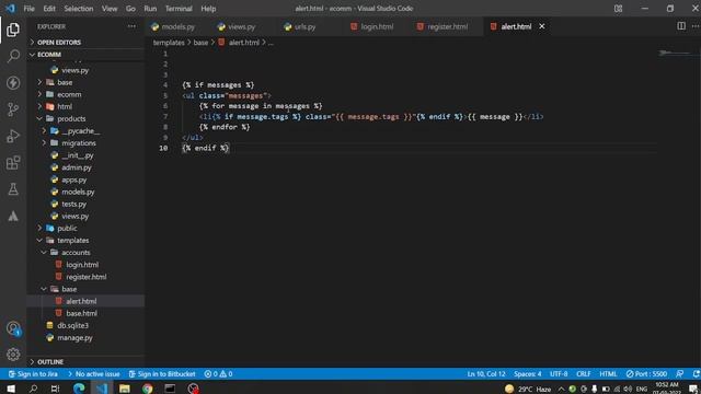 Django authentication and email verification | Advance Django Ecommerce смотреть онлайн