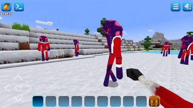 Winter mob: NIGHT CRAWLER in Realmcraft Game || #minecraftfree game #blockcraft смотреть онлайн