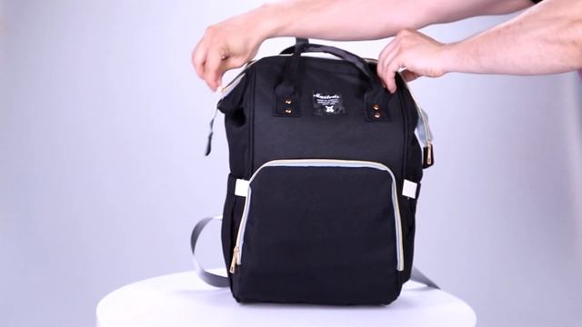 Обзор суми-рюкзака для мамы Baby Mo смотреть онлайн