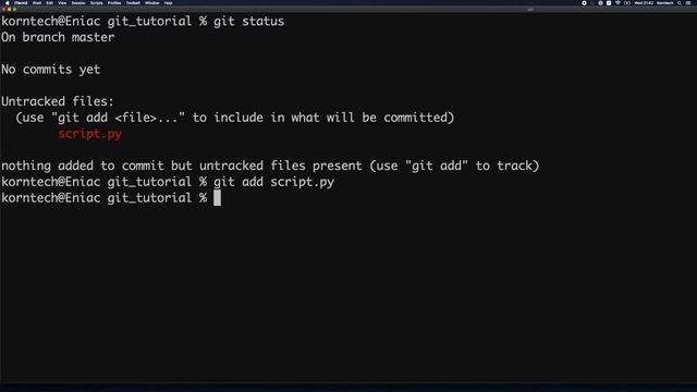 Git Tutorial: #2 Master basic commands смотреть онлайн