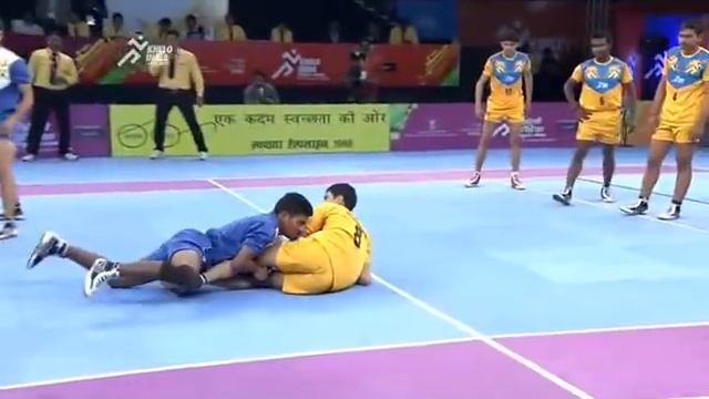 Uttar Pradesh Vs Gujarat Men's Kabaddi Match Full Highlights | Khelo India Youth Games Highlights