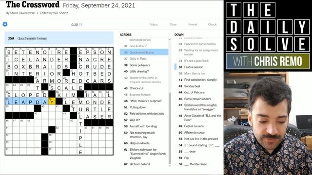 Patreon Campaign is Live! (Plus a Friday Crossword) - 24 September 2021 New York Times Crossword смотреть онлайн