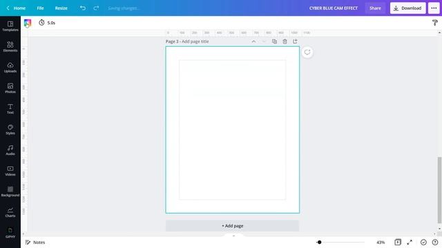 CANVAPLAY | CYBER BLUE CAM EFFECT смотреть онлайн