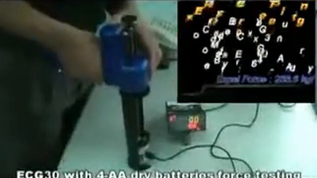 Cordless Caulking Gun - ECG30 Power Test (Dry Batteries)