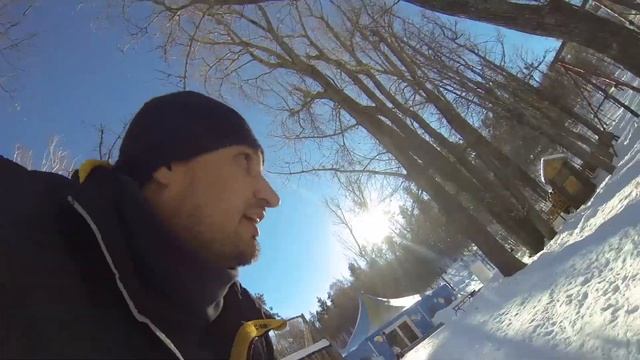 Катаемся на санках, баллонах и попах!!! Горное солнце (Алматы) смотреть онлайн