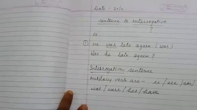 English Grammar Ch1 Change the sentence into interrogative sentences & negative sentences Class 4th смотреть онлайн