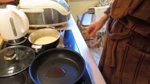 Драчёна. Русский блин на завтрак для двоих. Видеорецепт