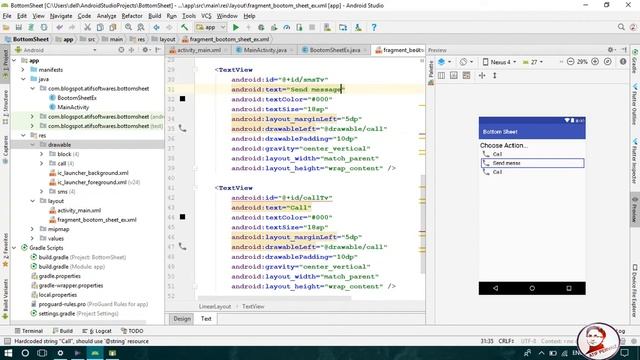 Bottom Sheet - Android Studio Tutorial смотреть онлайн