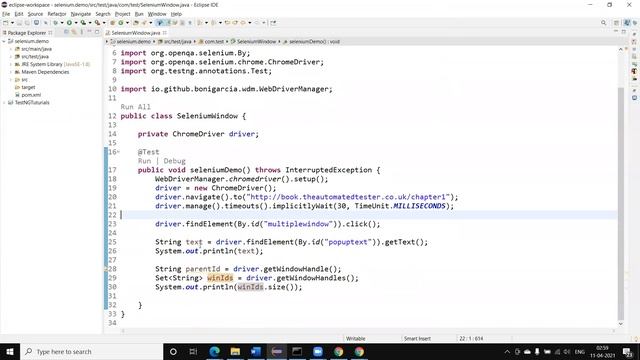 #Tutorials 7 Selenium window switch concepts смотреть онлайн