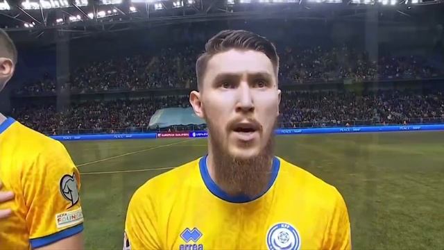 Dimash in Astana arena KZ anthem and 1st goal cheering смотреть онлайн