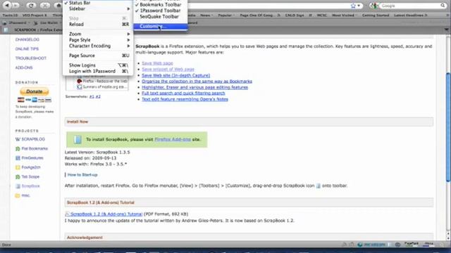 How to use Firefox Add-on Scrapbook смотреть онлайн