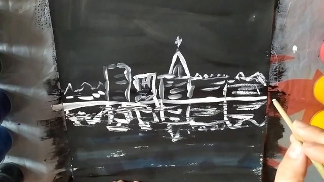 РИСУЕМ ПРАЗДНИЧНЫЙ САЛЮТ КО ДНЮ ПОБЕДЫ смотреть онлайн
