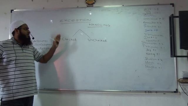 Core Java - Episode 12 a/h (Exception Handling in Java - checked and unchecked exceptions) смотреть онлайн