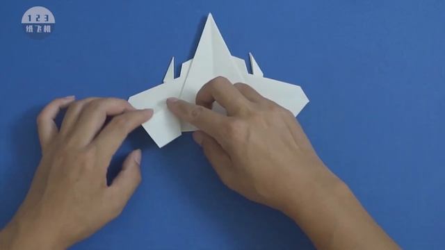 How To Fold A Cool Paper Jet Airplane! Invisible paper airplane with missiles! super easy tutorial！ смотреть онлайн