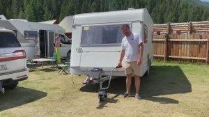 Тест электрического мувера для прицепа-кемпера на Горном Алтае. Eco Koleso Transporter -мотор колесо
