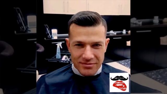 Мужская стрижка с пробором. Стилист Стас Татара смотреть онлайн