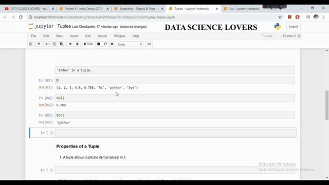 Basic Python Tutorial - 4 ...Tuples in Python || Examples | Properties #python смотреть онлайн
