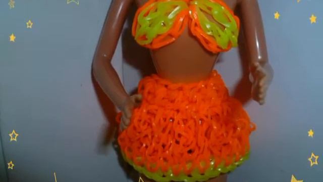 Одежда для кукол из резиночек. смотреть онлайн