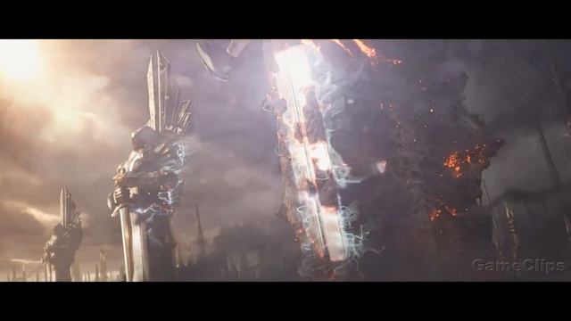 DIABLO 3 Tyrael Destroys Everyone Scene Cinematic 4K смотреть онлайн